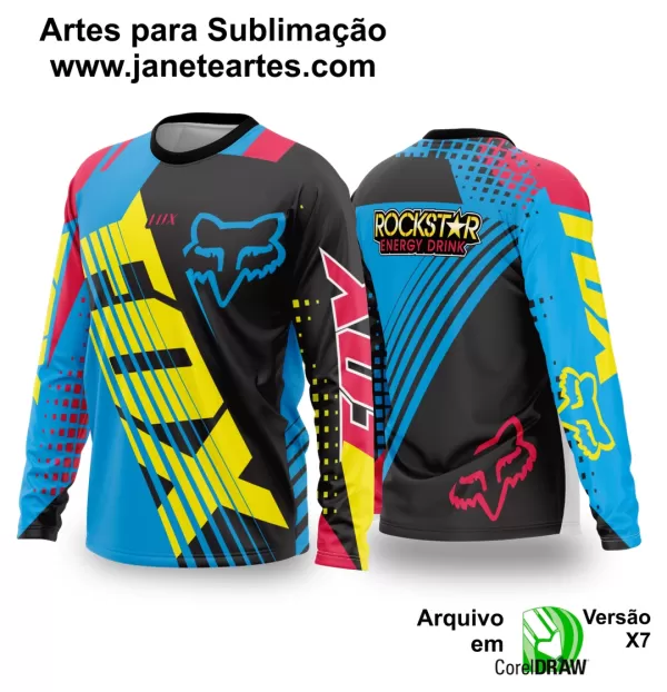 Arte Vetor Camisa de MOTOCROSS 2024 - 2025