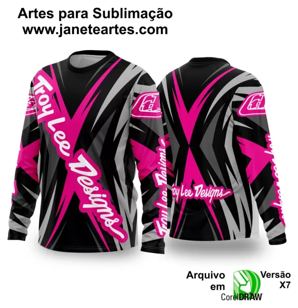 Arte Vetor Camisa de MOTOCROSS 2024 - 2025