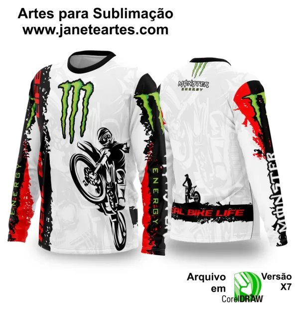 Arte Vetor Camisa de MOTOCROSS 2024 - 2025