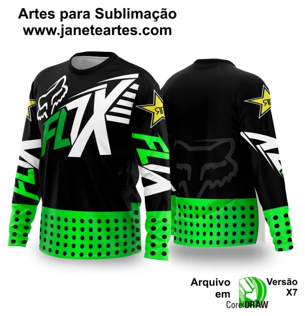 Arte Vetor Camisa de MOTOCROSS 2024 - 2025