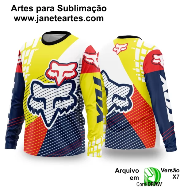 Arte Vetor Camisa de MOTOCROSS 2024 - 2025