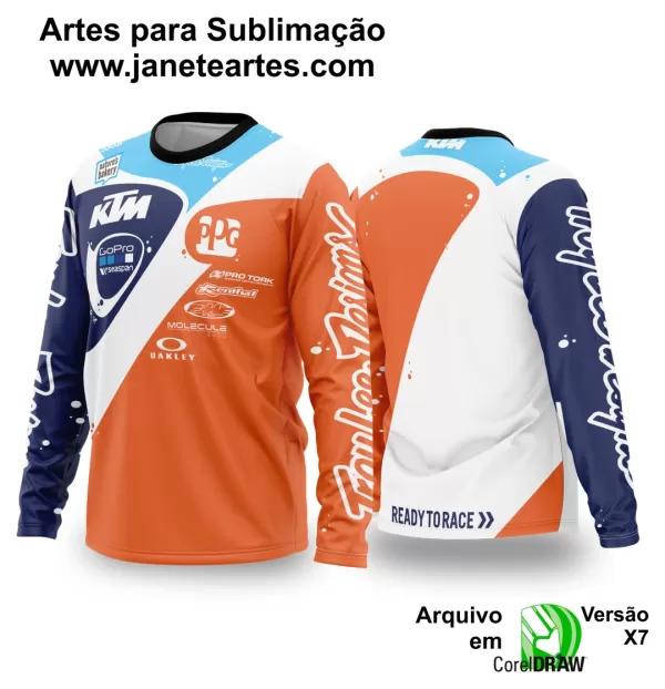 Arte Vetor Camisa de MOTOCROSS 2024 - 2025