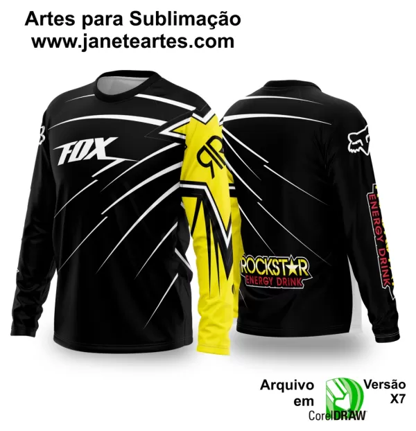 Arte Vetor Camisa de MOTOCROSS 2024 - 2025