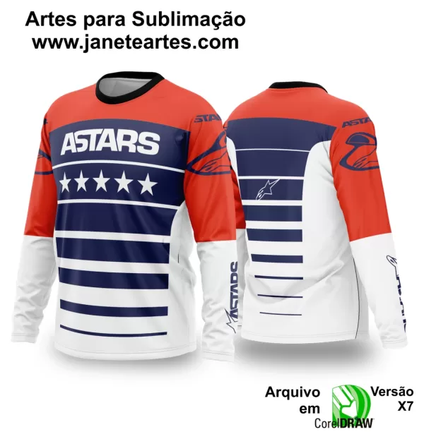 Arte Vetor Camisa de MOTOCROSS 2024 - 2025