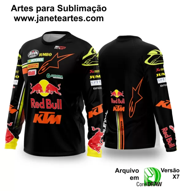 Arte Vetor Camisa de MOTOCROSS 2024 - 2025