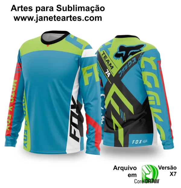 Arte Vetor Camisa de MOTOCROSS 2024 - 2025