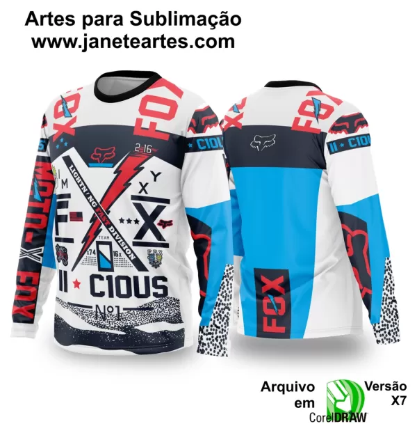 Arte Vetor Camisa de MOTOCROSS 2024 - 2025