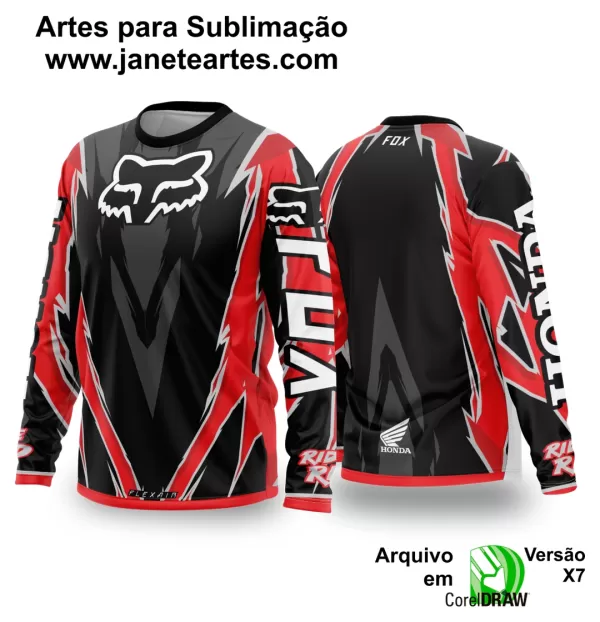 Arte Vetor Camisa de MOTOCROSS 2024 - 2025