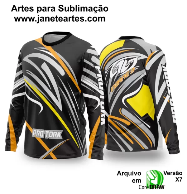 Arte Vetor Camisa de MOTOCROSS 2024 - 2025