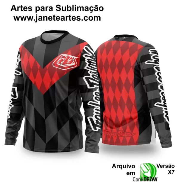 Arte Vetor Camisa de MOTOCROSS 2024 - 2025