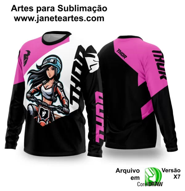 Arte Vetor Camisa de MOTOCROSS 2024 - 2025