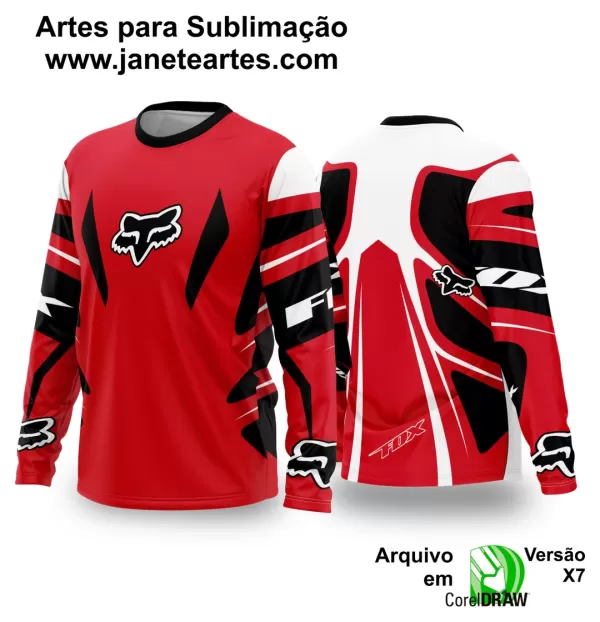 Arte Vetor Camisa de MOTOCROSS 2024 - 2025