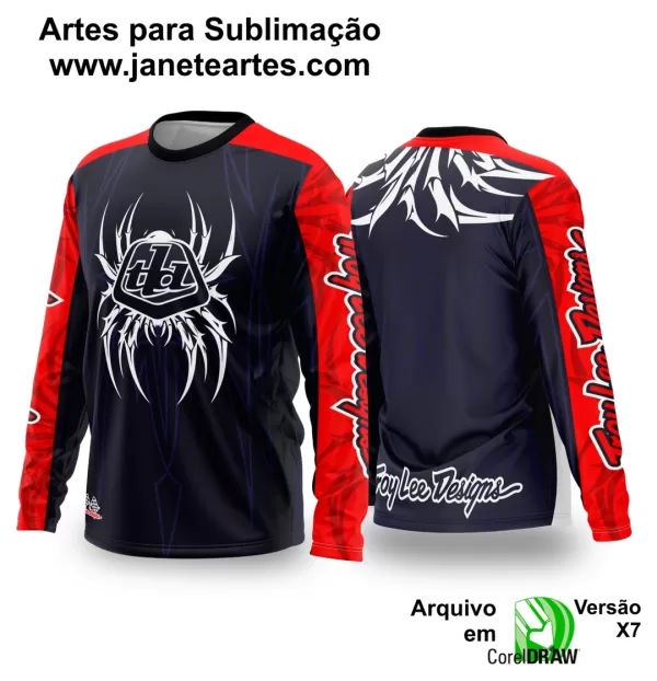 Arte Vetor Camisa de MOTOCROSS 2024 - 2025