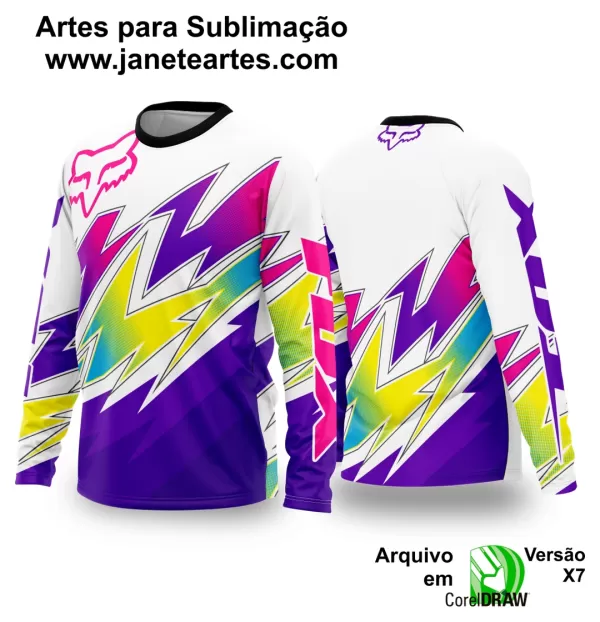 Arte Vetor Camisa de MOTOCROSS 2024 - 2025