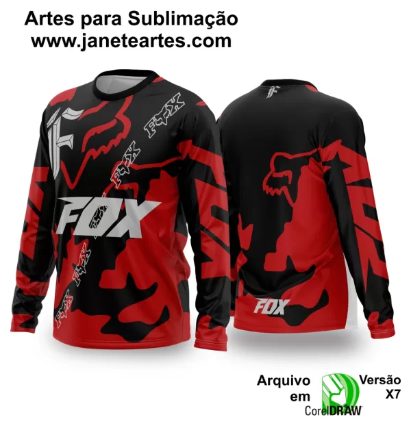 Arte Vetor Camisa de MOTOCROSS 2024 - 2025