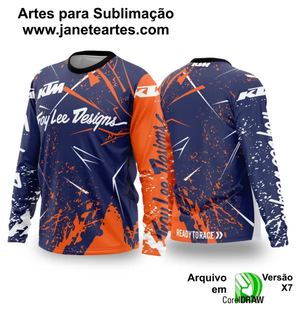 Arte Vetor Camisa de MOTOCROSS 2024 - 2025