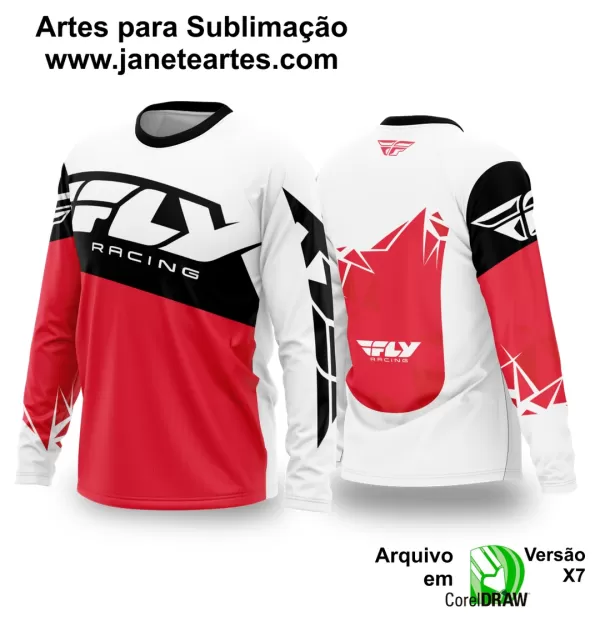 Arte Vetor Camisa de MOTOCROSS 2024 - 2025