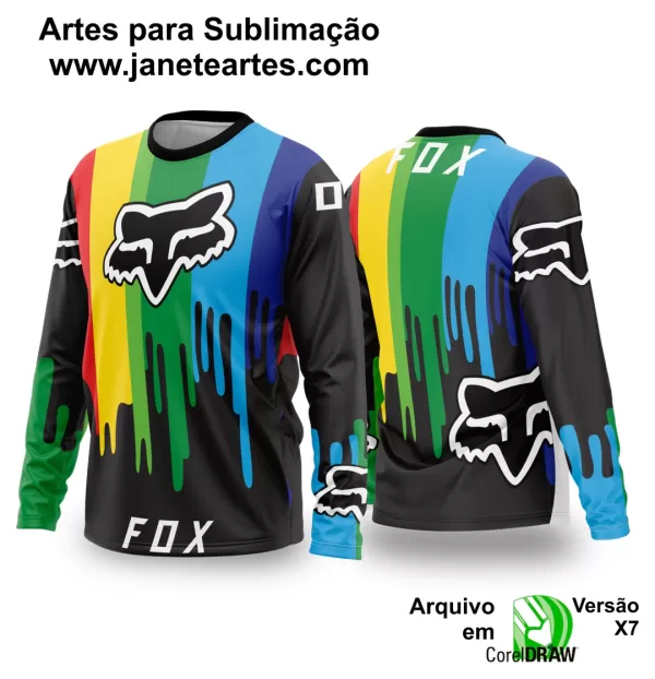 Arte Vetor Camisa de MOTOCROSS 2024 - 2025