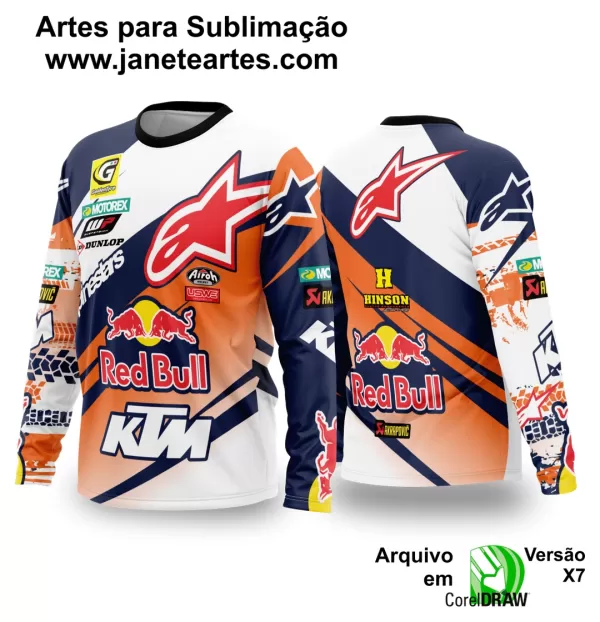 Arte Vetor Camisa de MOTOCROSS 2024 - 2025