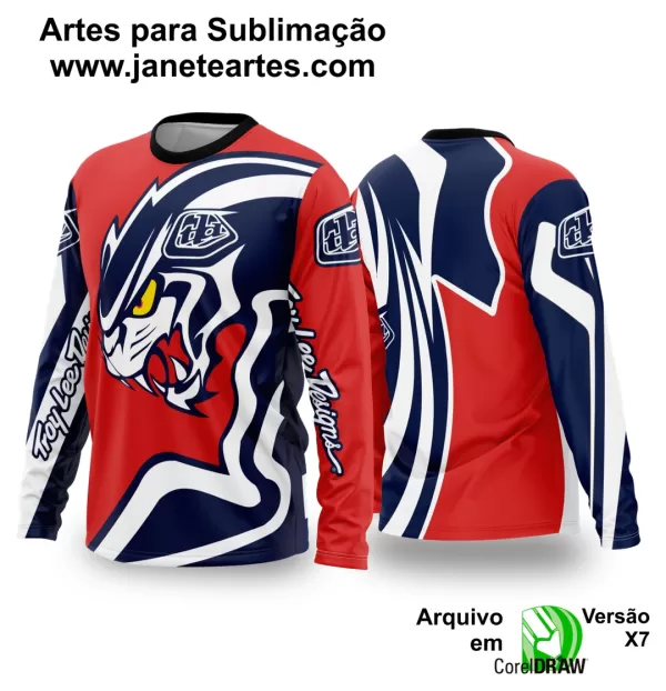 Arte Vetor Camisa de MOTOCROSS 2024 - 2025