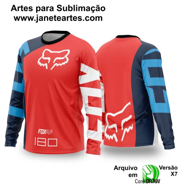 Arte Vetor Camisa de MOTOCROSS 2024 - 2025