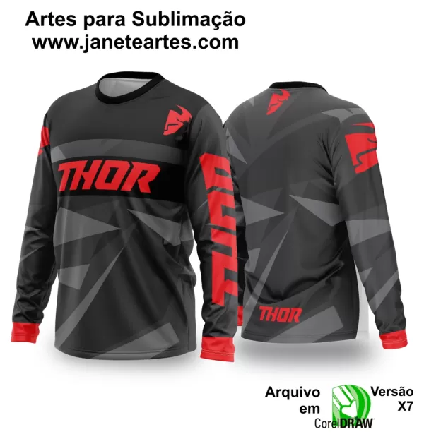 Arte Vetor Camisa de MOTOCROSS 2024 - 2025