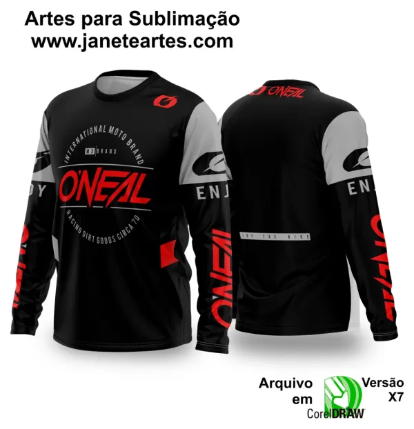 Arte Vetor Camisa de MOTOCROSS 2024 - 2025