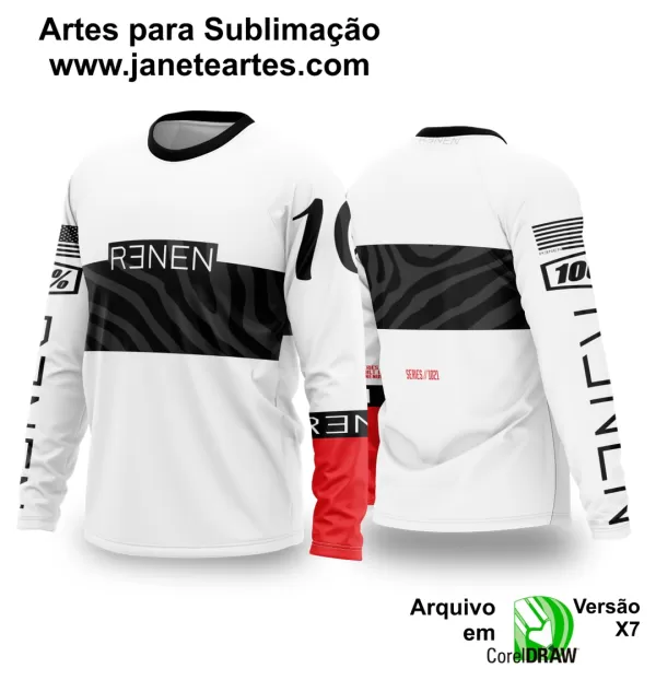 Arte Vetor Camisa de MOTOCROSS 2024 - 2025