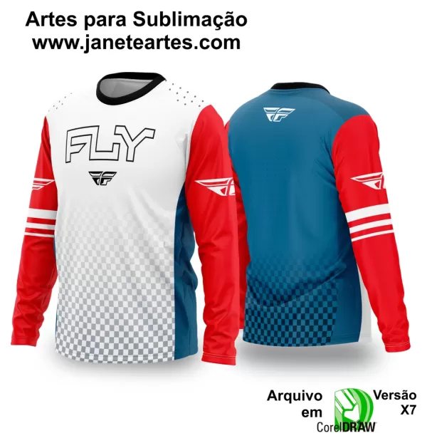 Arte Vetor Camisa de MOTOCROSS 2024 - 2025