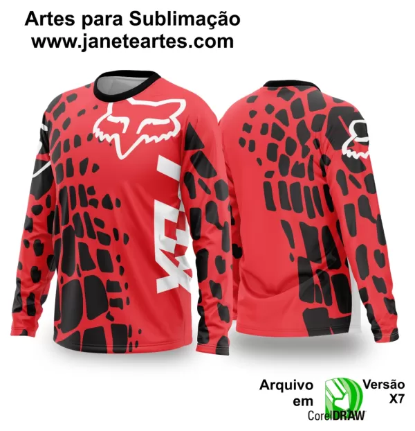 Arte Vetor Camisa de MOTOCROSS 2024 - 2025