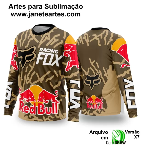 Arte Vetor Camisa de MOTOCROSS 2024 - 2025