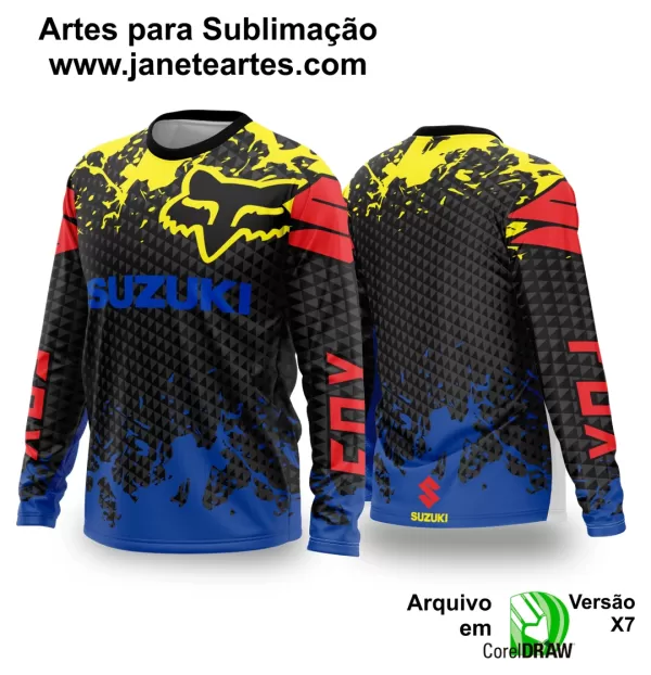 Arte Vetor Camisa de MOTOCROSS 2024 - 2025