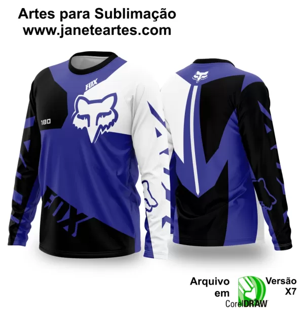 Arte Vetor Camisa de MOTOCROSS 2024 - 2025