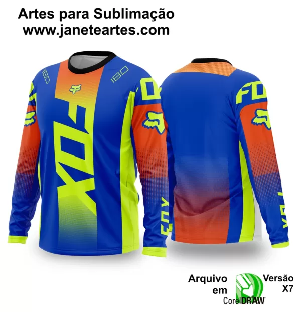 Arte Vetor Camisa de MOTOCROSS 2024 - 2025