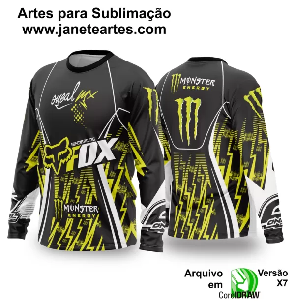 Arte Vetor Camisa de MOTOCROSS 2024 - 2025