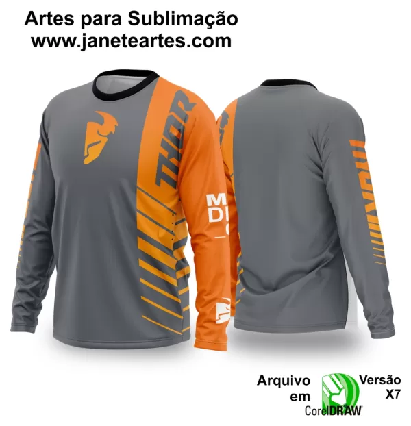 Arte Vetor Camisa de MOTOCROSS 2024 - 2025