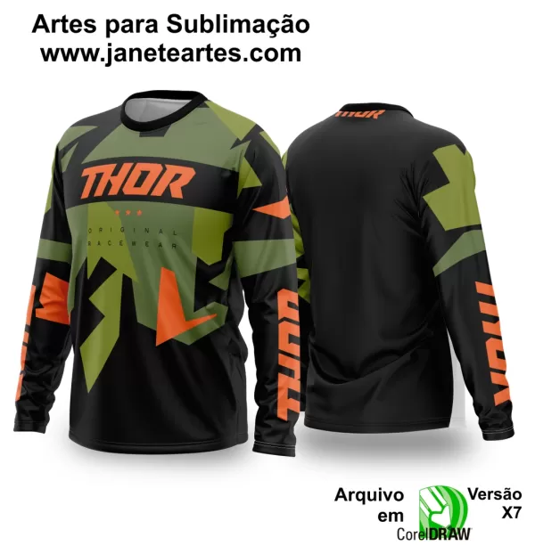 Arte Vetor Camisa de MOTOCROSS 2024 - 2025