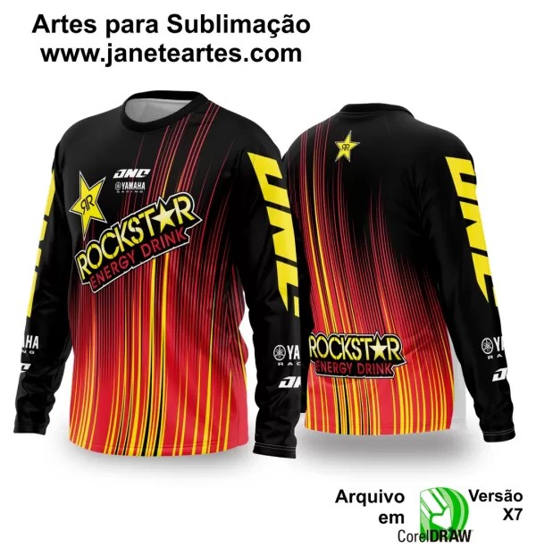 Arte Vetor Camisa de MOTOCROSS 2024 - 2025