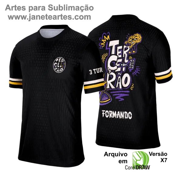 Arte Vetor Camisa de Terceirão 2025: Grafitte Ampulheta