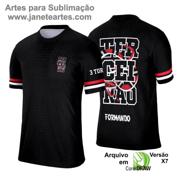 Arte Vetor Camisa de Terceirão 2025: Grafitte Cobra Vermelha