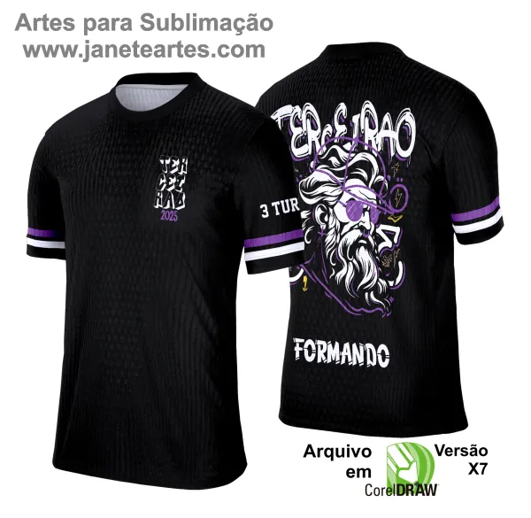 Arte Vetor Camisa de Terceirão 2025: Grafitte Zeus