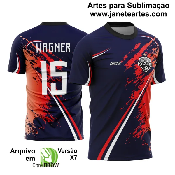 Arte Vetor Camisa de Time Amador