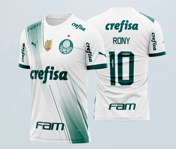 Arte Vetor Camisa do Palmeiras Reserva 2023