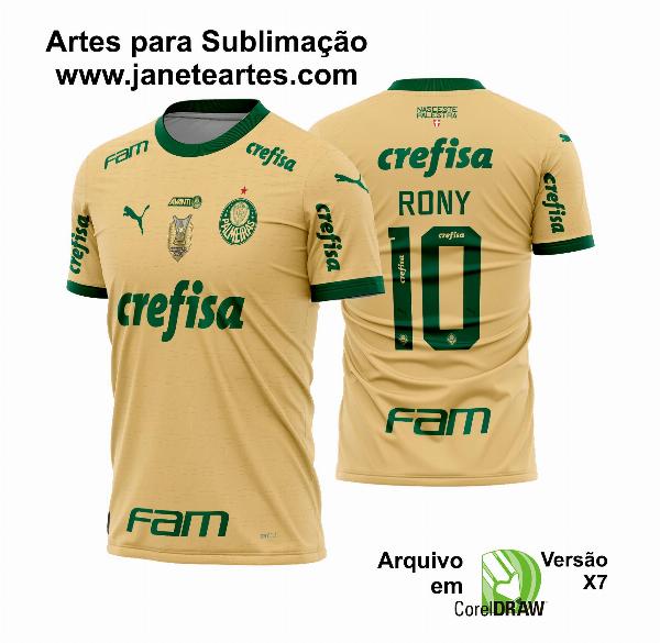 Arte Vetor Camisa do Palmeiras Terceira 2024 - 2025