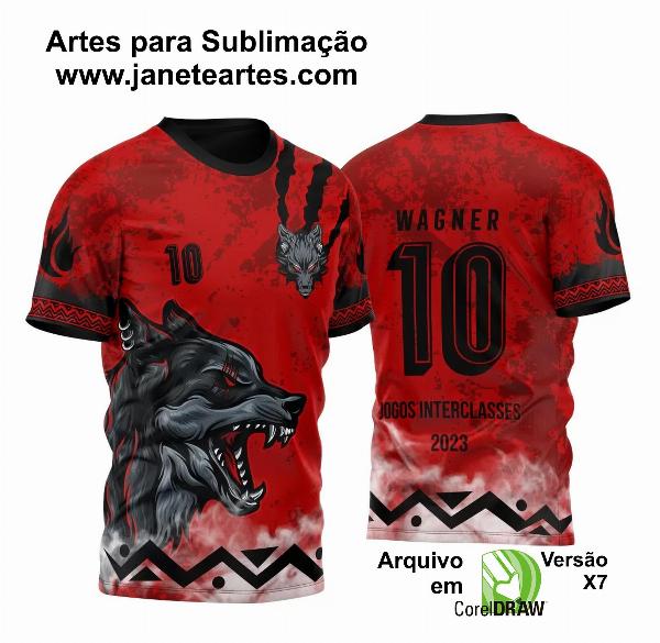 Arte Vetor Camisa para InterClasse Lobo Feroz 2023
