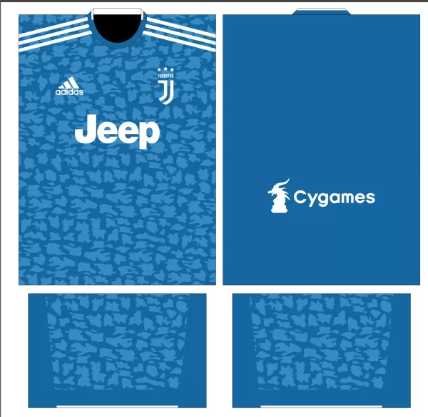 Arte Vetor Estampa Camisa Juventus Alternativa 2019-2020