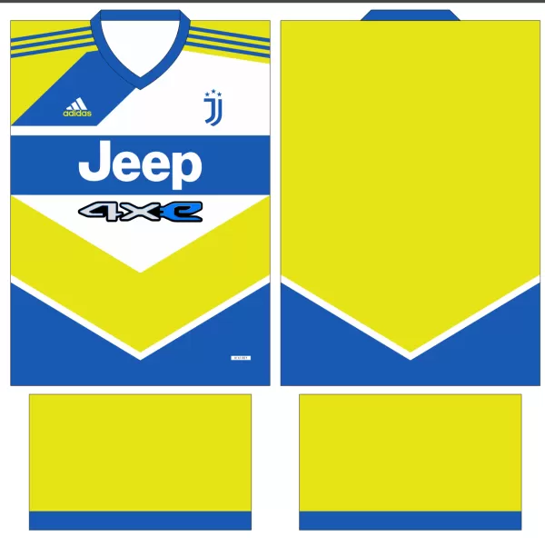 Arte Vetor Estampa Camisa Juventus Alternativa 2021-2022