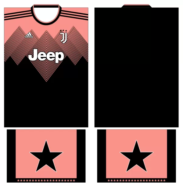 Arte Vetor Estampa Camisa Juventus Conceito 2023
