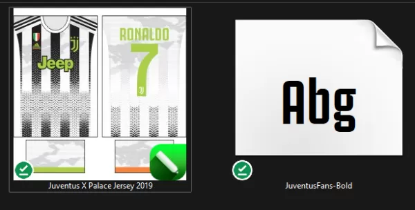 Arte Vetor Estampa Camisa Juventus X Palace Jersey 2019