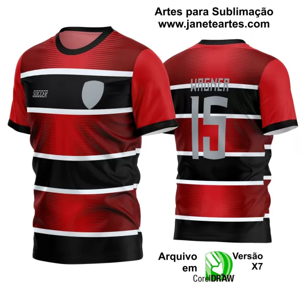 Arte Vetor Estampa Camisa Time Amador Futebol 2024